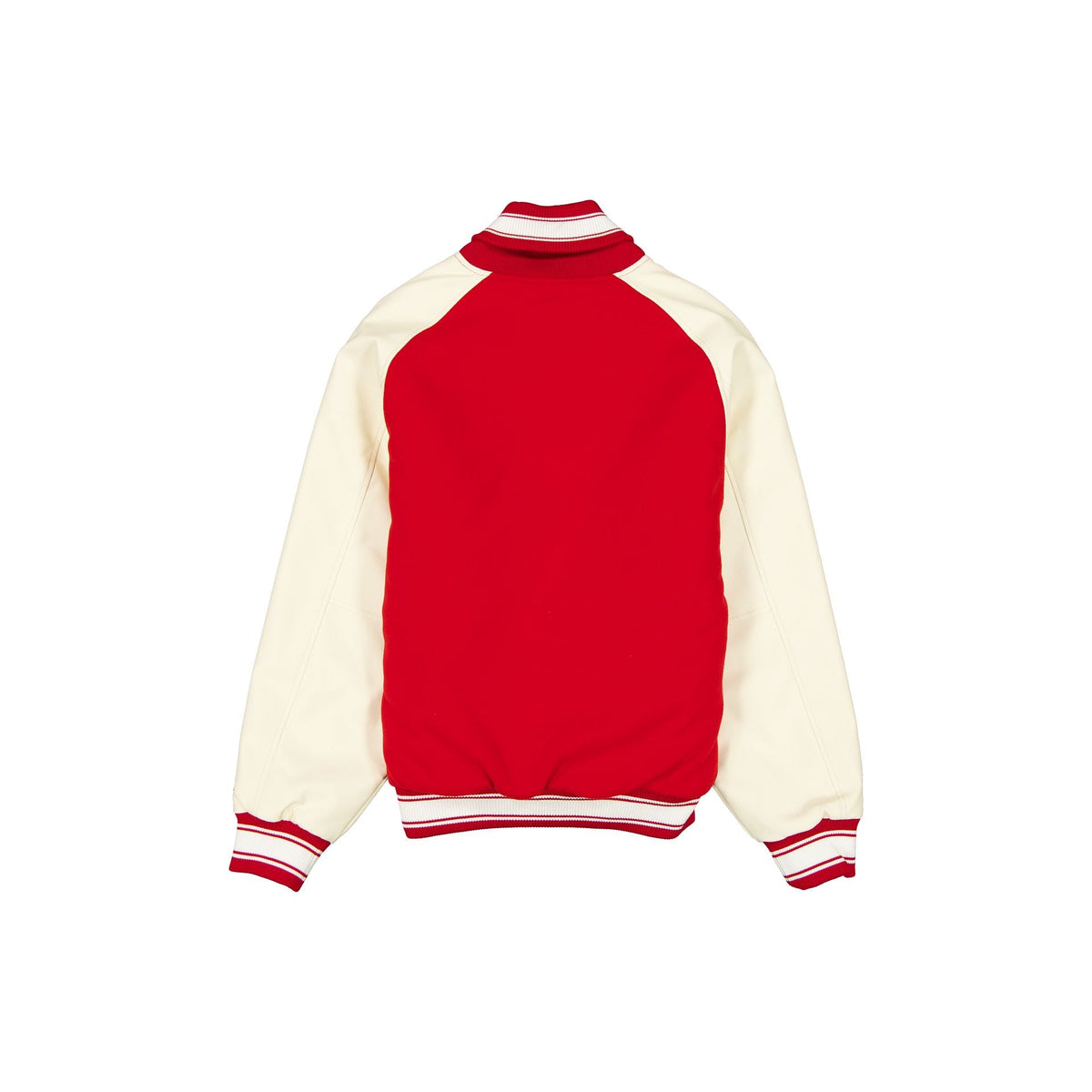 Boston Red Sox Raglan Red Varsity Jacket