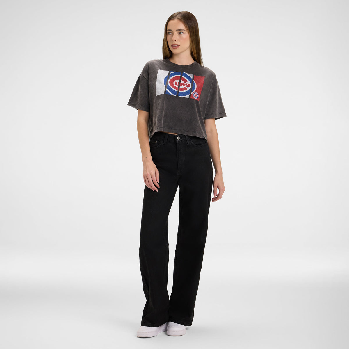 San Diego Padres Sport Night Black Cropped Women's T-Shirt