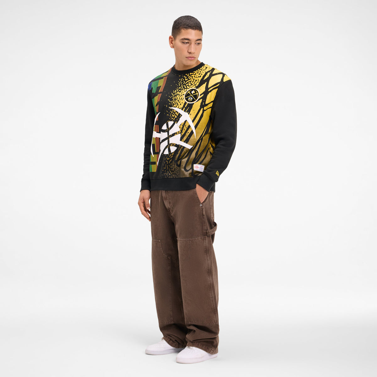 Boston Celtics 2025 City Edition Black Crewneck