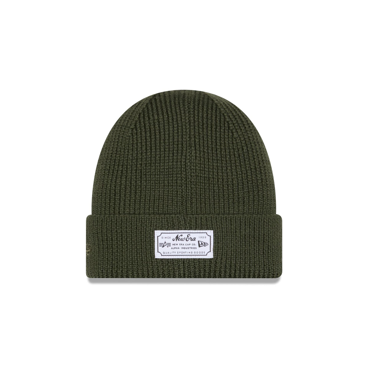 Alpha Industries x Houston Astros Olive Green Cuff Knit Hat