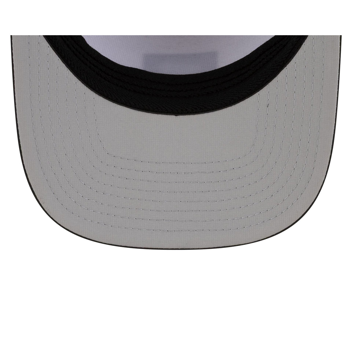 Miami Marlins 2026 Clubhouse Black & White Split Panel 9SEVENTY Stretch-Snap Hat