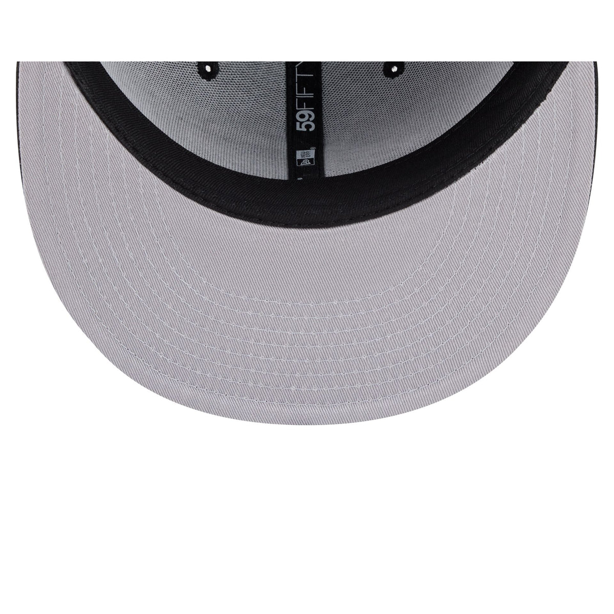 Los Angeles Angels Black and White Basic 59FIFTY Fitted Hat