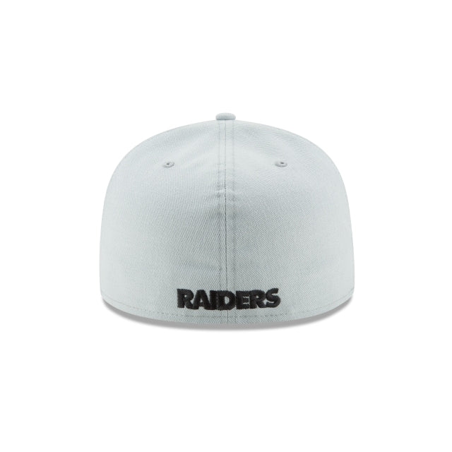 Las Vegas Raiders Grey 59FIFTY Fitted Hat