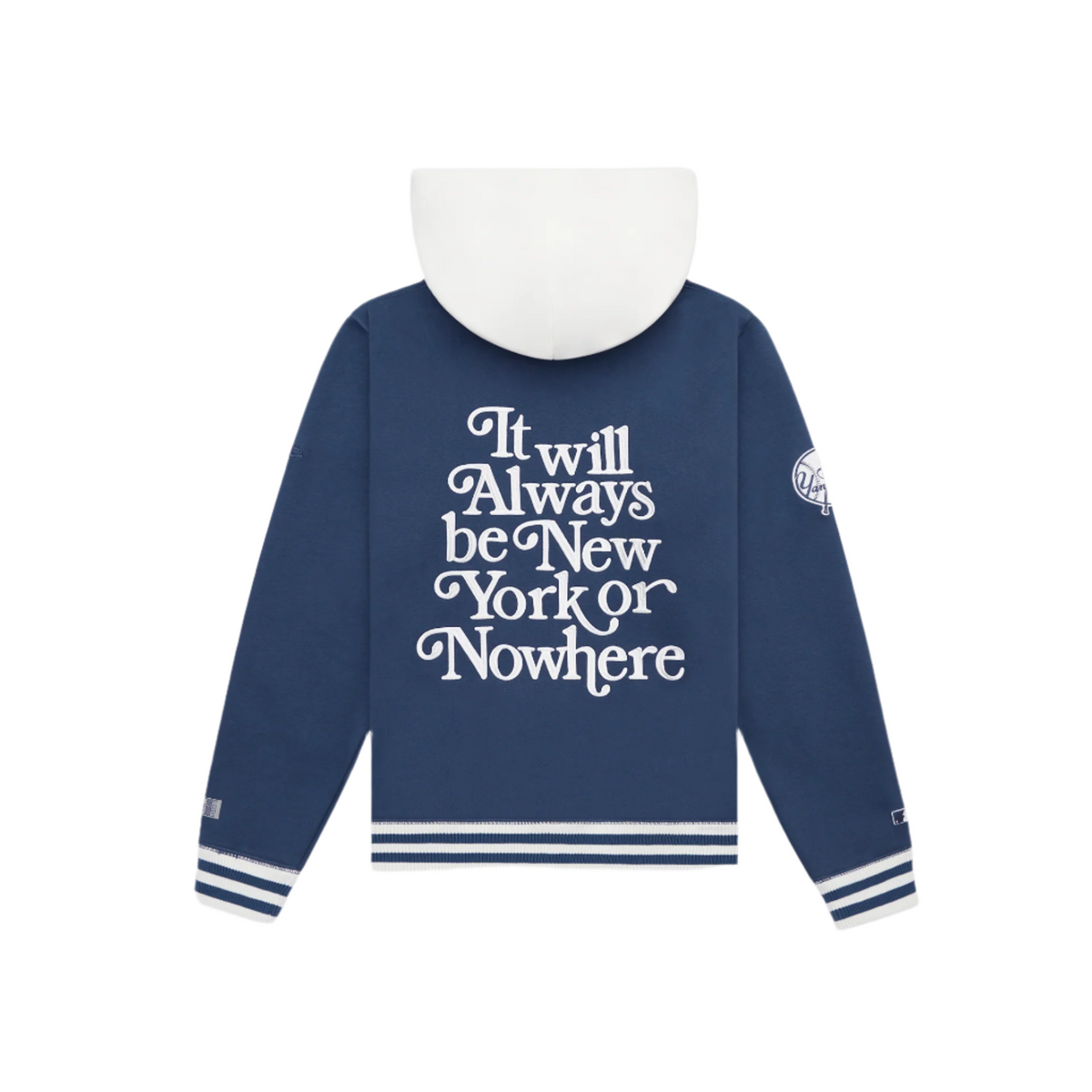 New York or Nowhere x New York Yankees Navy Motto Hoodie