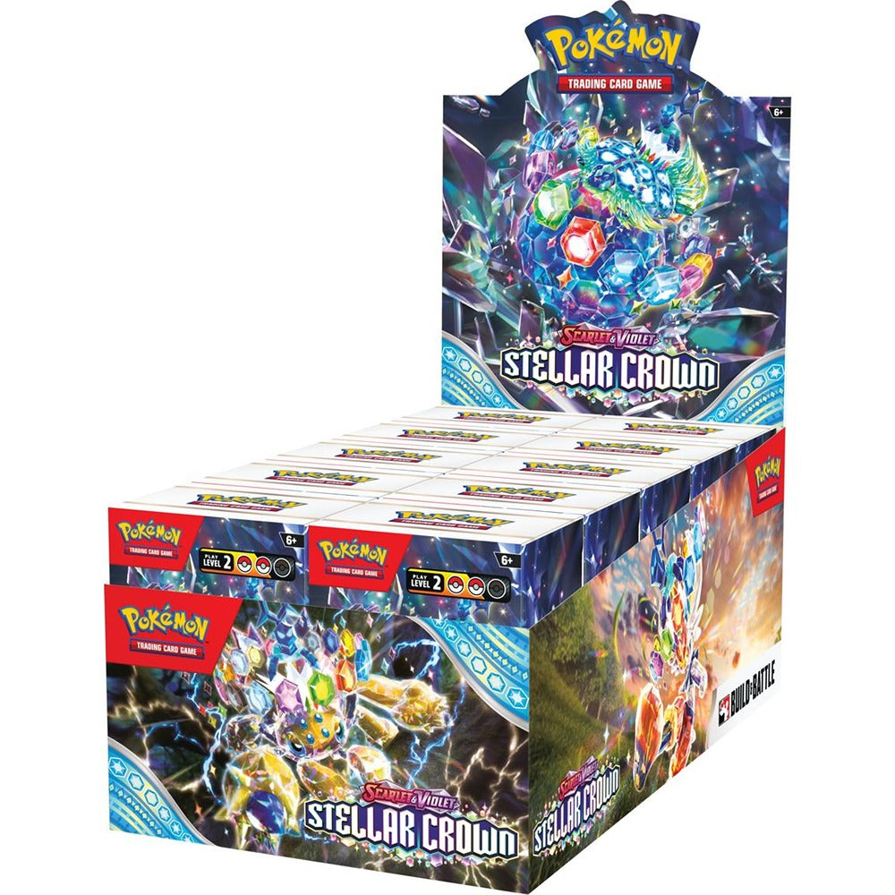 🔥2026 Christmas Gift🎄: Scarlet & Violet - Stellar Crown Build & Battle Box Display (10)