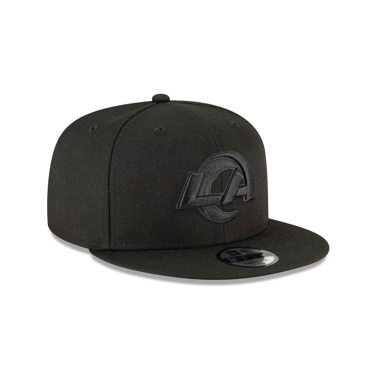 Los Angeles Rams Basic Black on Black 9FIFTY Snapback