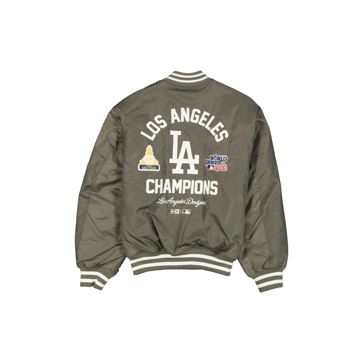 Los Angeles Dodgers Nylon Gray Stadium Jacket