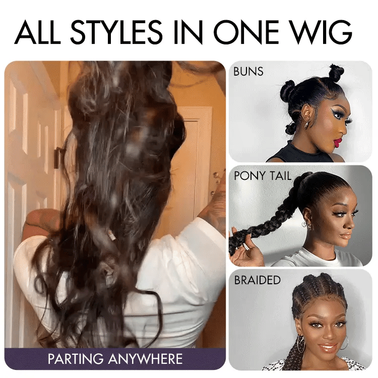 PreMax Wigs | Luxury HD Full Lace Flexi-Fit Invisi Drawstring Cap Loose Body Wave Human Hair Wig