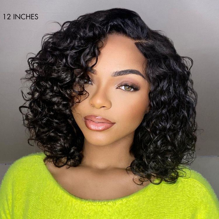 Luvme All-Day Comfort™ Wig Deep Wave Glueless Minimalist HD Lace Human Hair Curly Wig Pre-Cut Lace