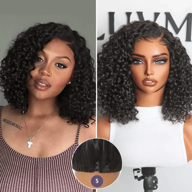 Luvme All-Day Comfort™ Wig Deep Wave Glueless Minimalist HD Lace Human Hair Curly Wig Pre-Cut Lace