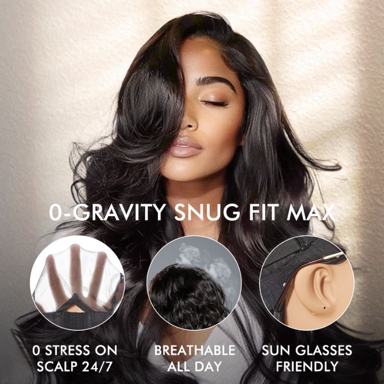 Luvme All-Day Comfort™ Wig 180% Density Platinum Blonde Highlight Loose Body Wave Glueless 7x6 Closure HD Lace Wig Pre-Cut Lace
