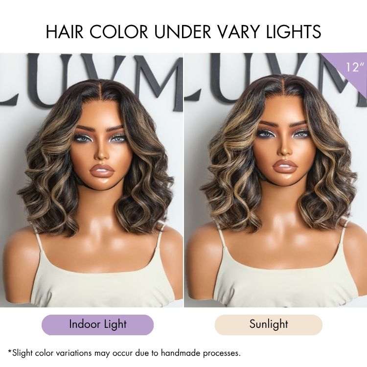 Luvme All-Day Comfort™ Wig Blonde Highlight Loose Wave Glueless Minimalist HD Lace T Part Wig Pre-Cut Lace