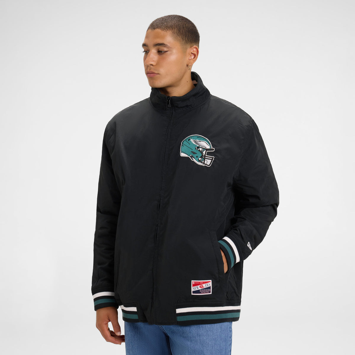 Philadelphia 76ers Throwback Nylon Jacket