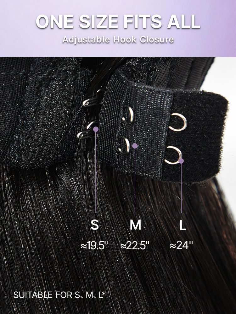 180% Density Light Kinky Straight Butterfly Cut Layered / Kinky Body Wave Glueless 7x6 Closure HD Lace Wig Pre-Cut Lace