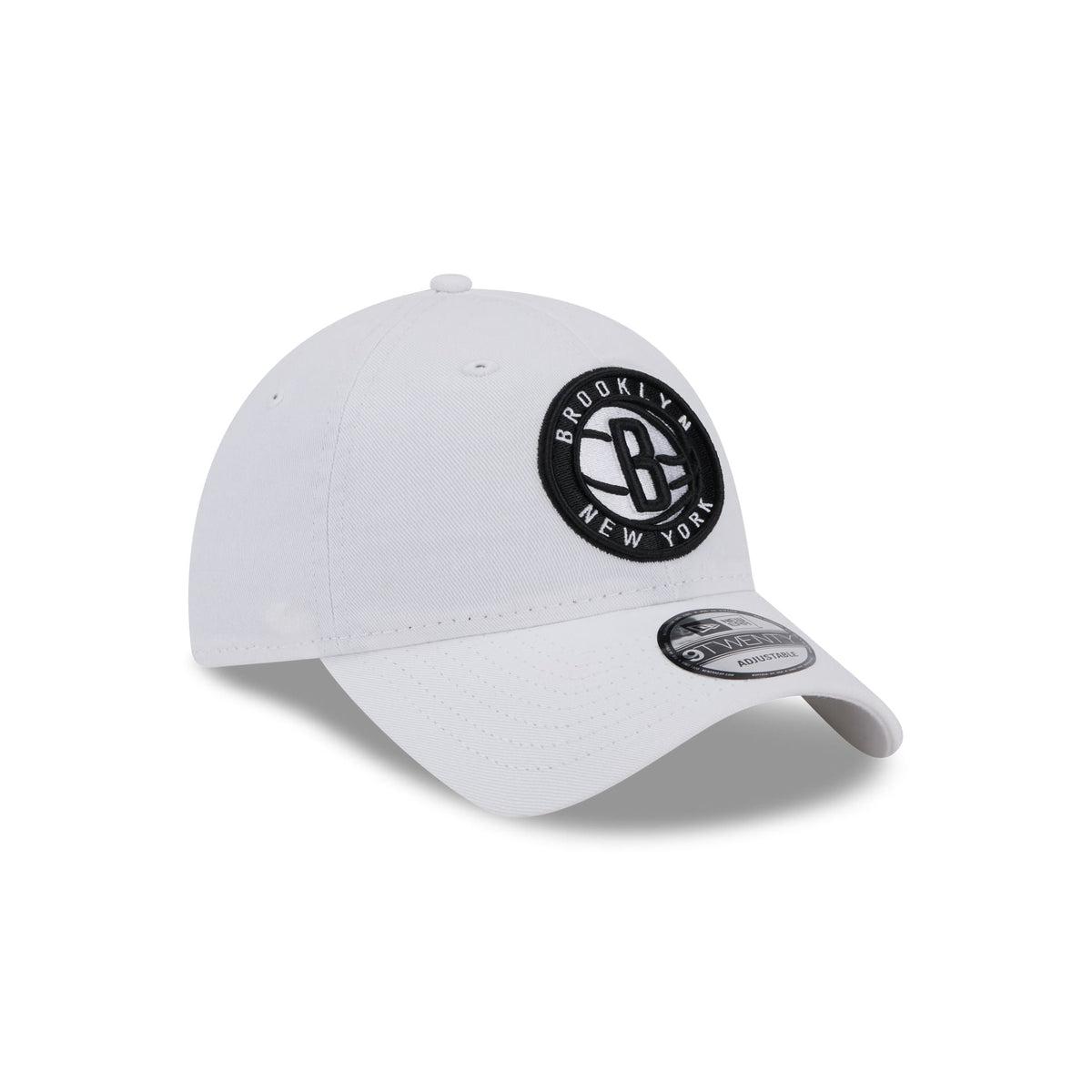 Brooklyn Nets White 9TWENTY Adjustable Hat