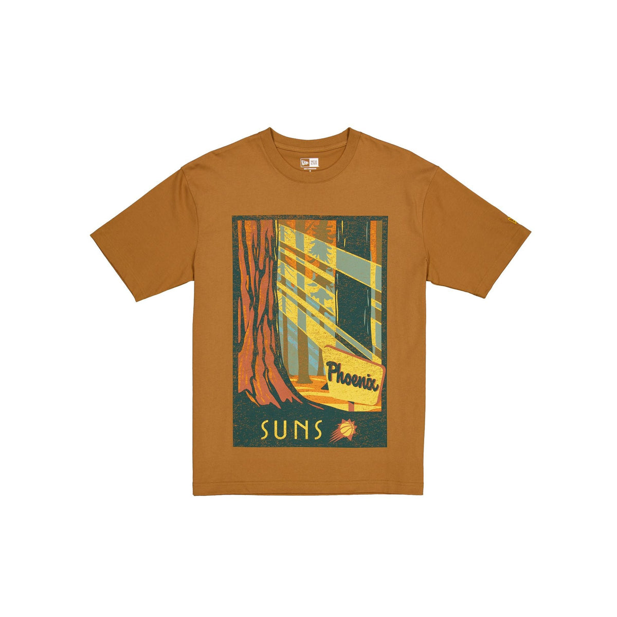 Phoenix Suns 2025 All-Star Game Victory Grove Light Bronze T-Shirt