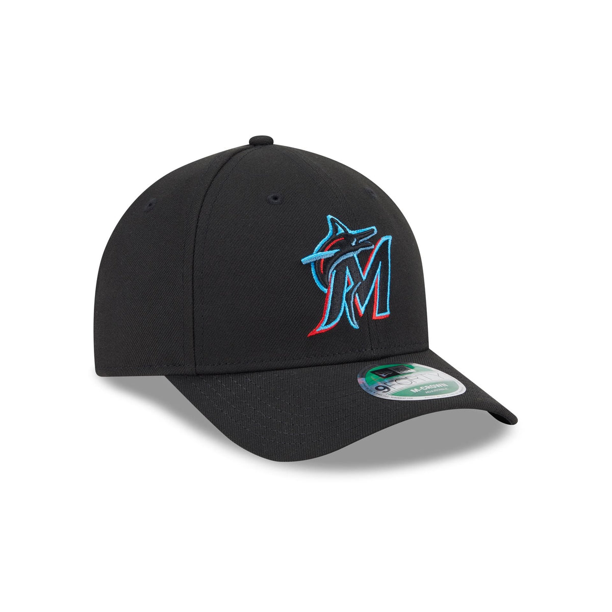 Miami Marlins Game Authentic Collection 9FORTY M-Crown Snapback Hat