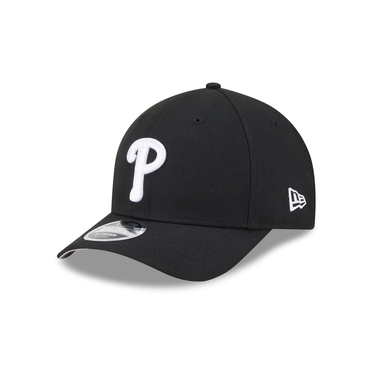 Philadelphia Phillies Black Authentic Collection 9FORTY M-Crown Snapback Hat