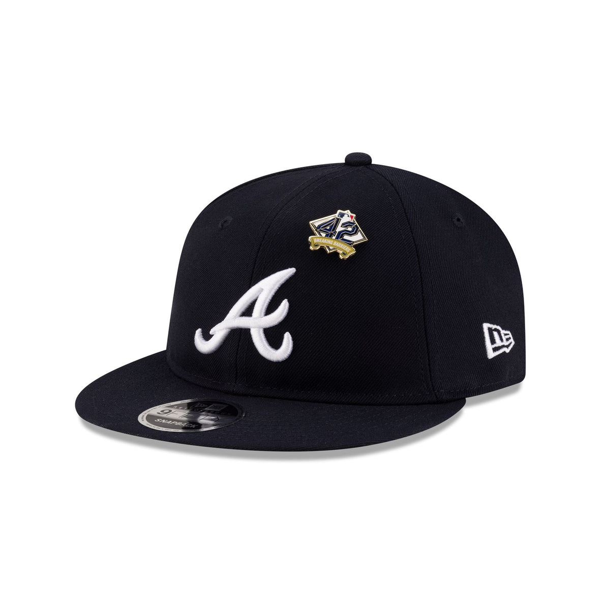Atlanta Braves Jackie Robinson Day 2025 Retro Crown 9FIFTY Snapback Hat