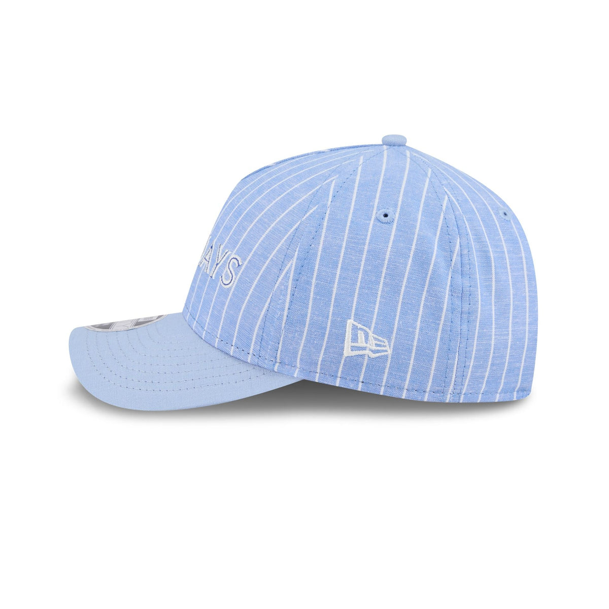 Toronto Blue Jays Pinstripe Linen 9FORTY M-Crown A-Frame Snapback Hat