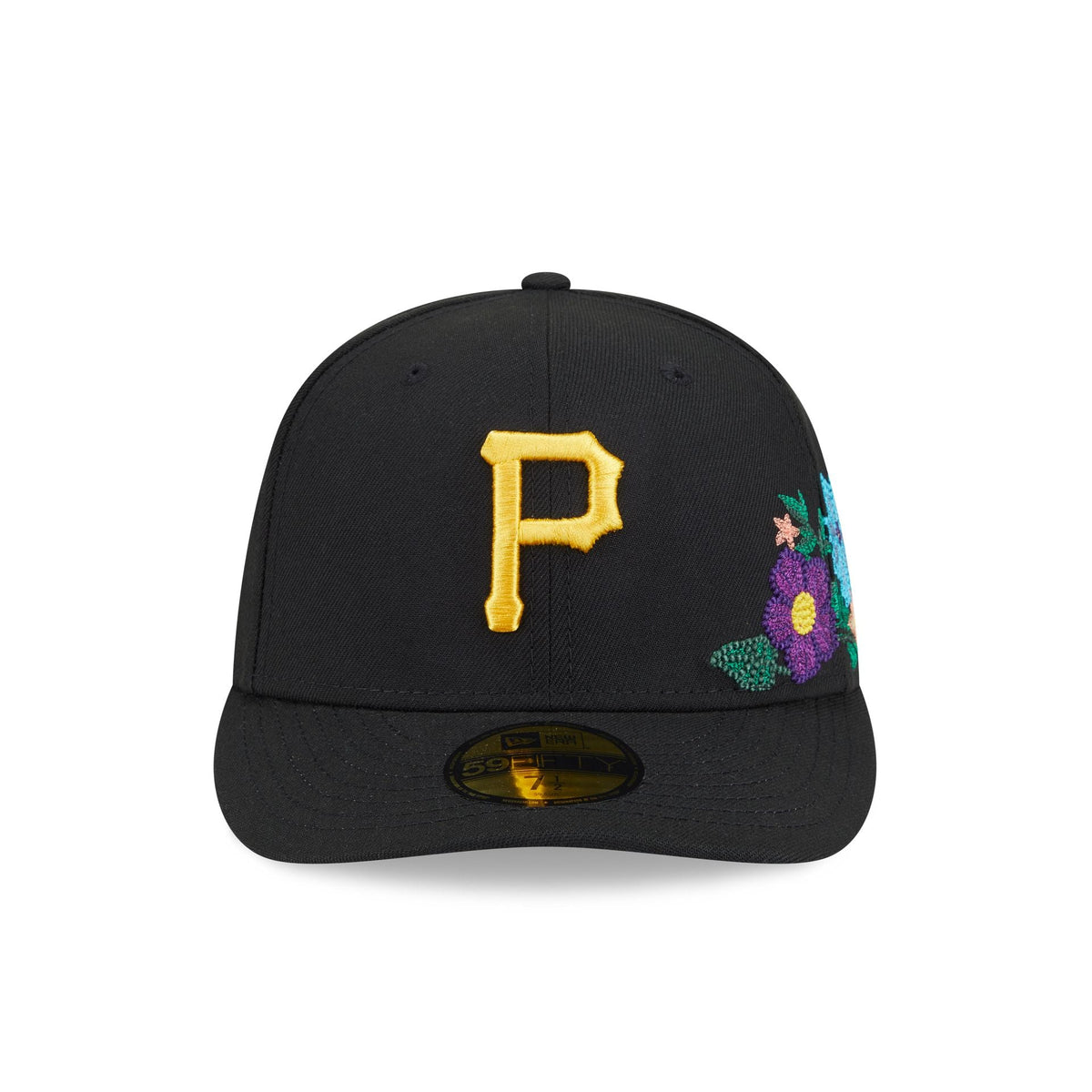 Pittsburgh Pirates Tonal Florals Black 59FIFTY Fitted Hat