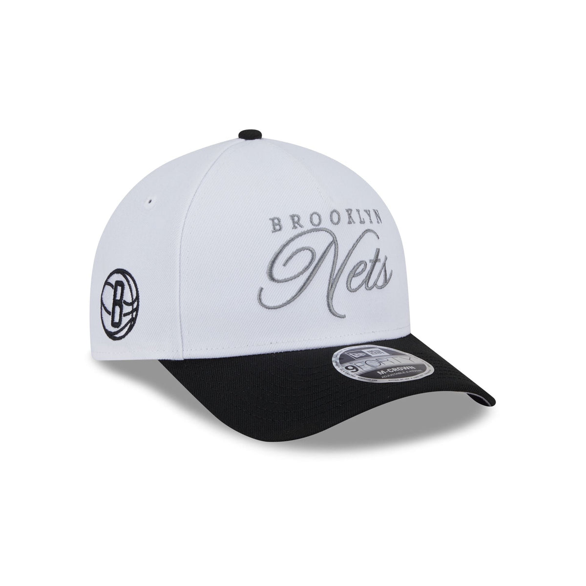 Brooklyn Nets 2025 Draft 9FORTY M-Crown A-Frame Snapback Hat