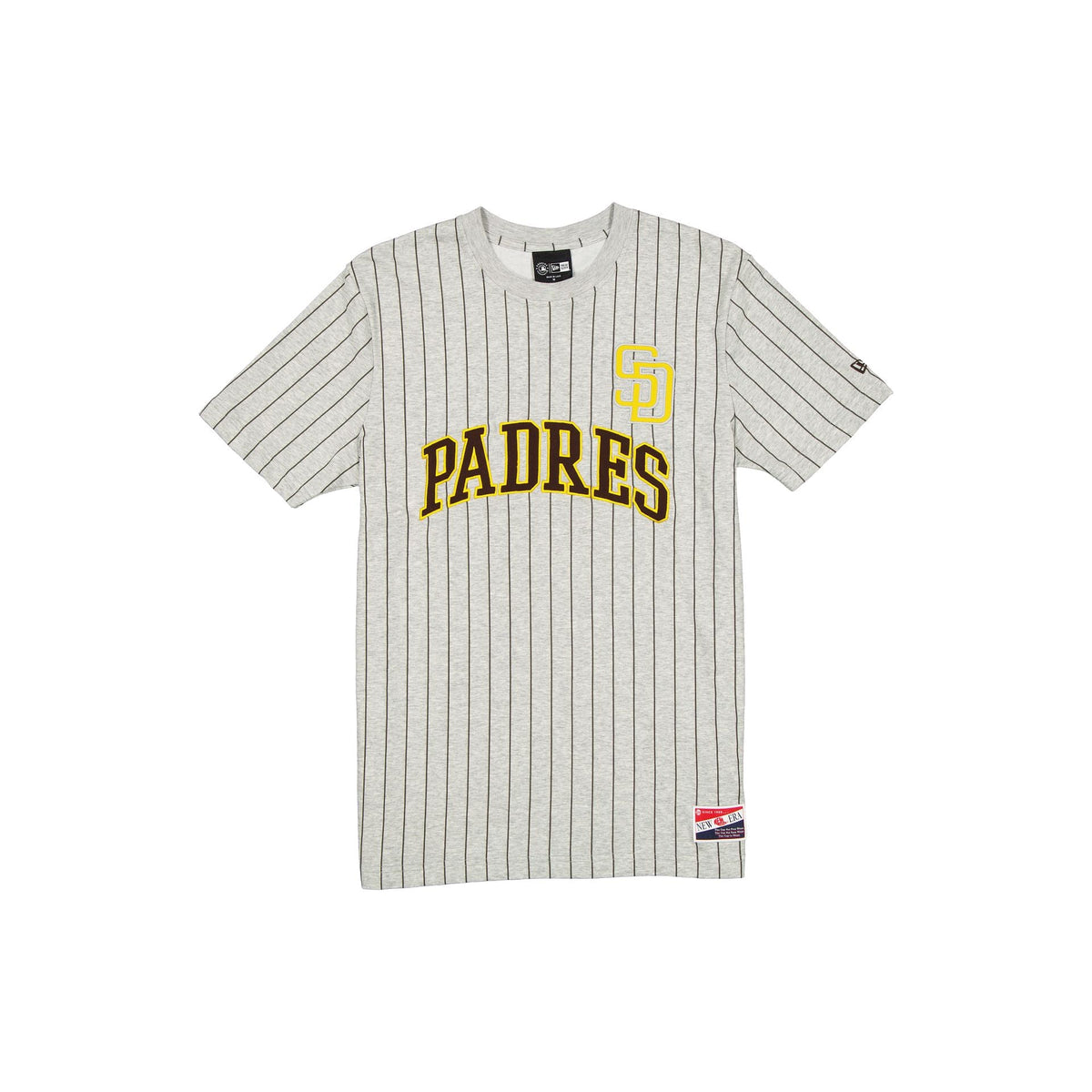 San Diego Padres Throwback Retro Gray Pinstripe T-Shirt
