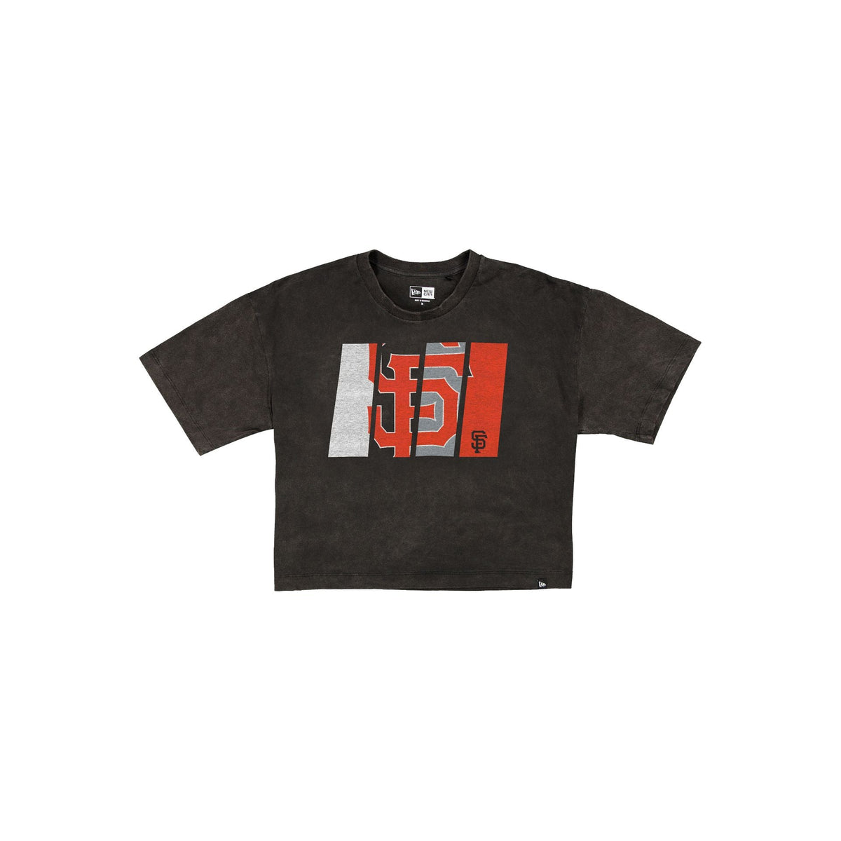 San Francisco Giants Sport Night Black Cropped Women's T-Shirt