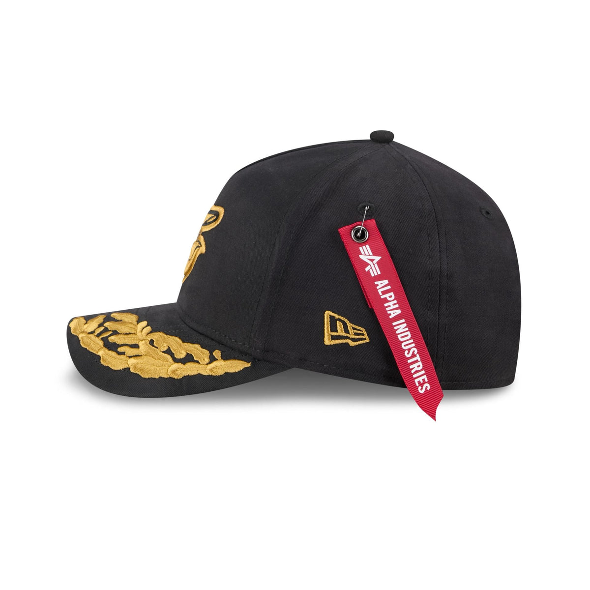Alpha Industries x Baltimore Orioles Black 9FORTY M-Crown A-Frame Snapback Hat
