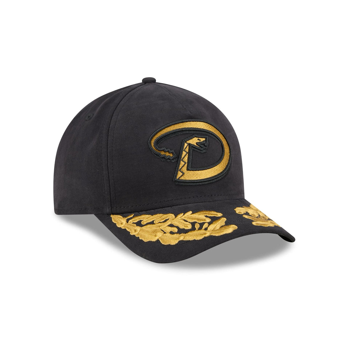 Alpha Industries x Arizona Diamondbacks Black 9FORTY M-Crown A-Frame Snapback Hat