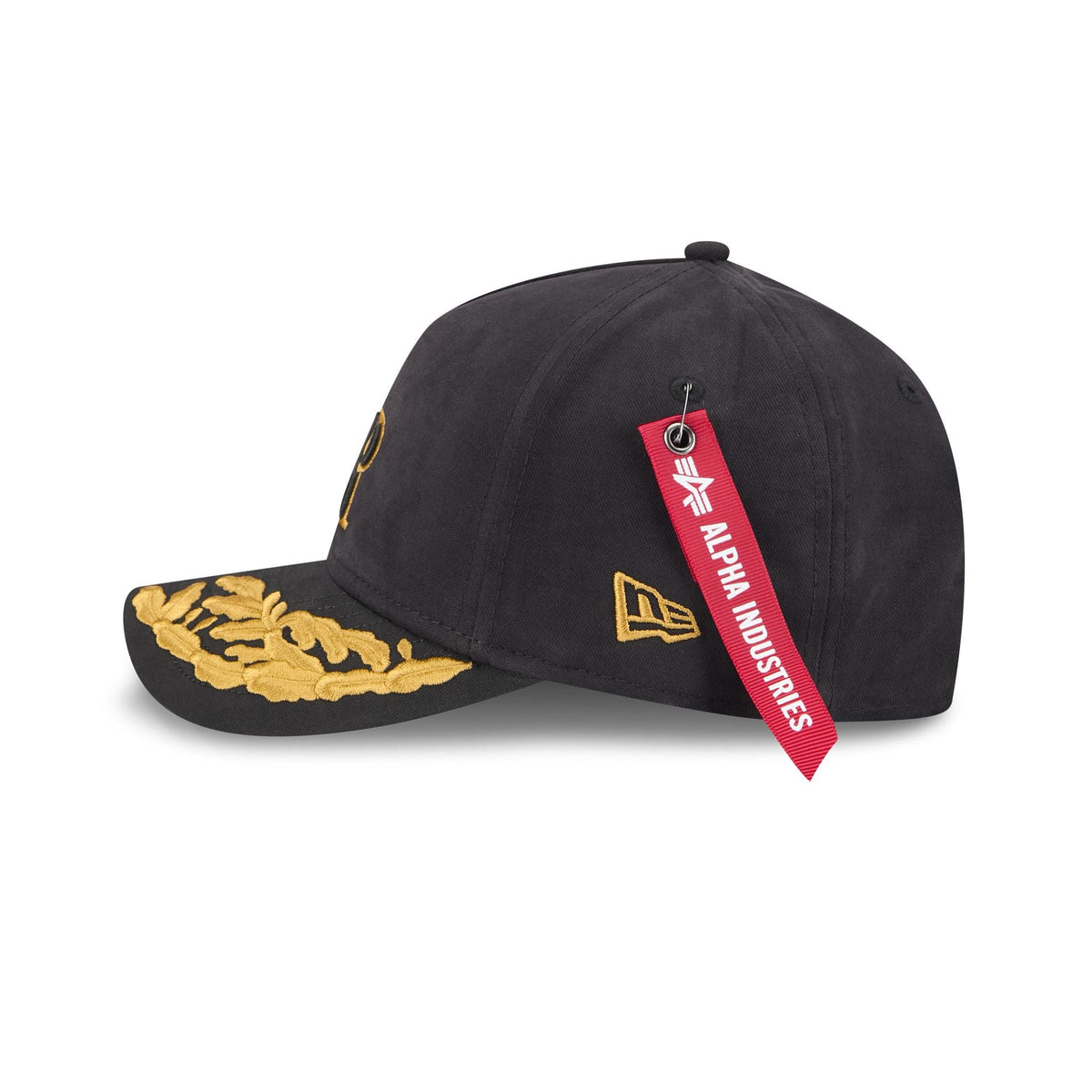 Alpha Industries x Colorado Rockies Black 9FORTY M-Crown A-Frame Snapback Hat