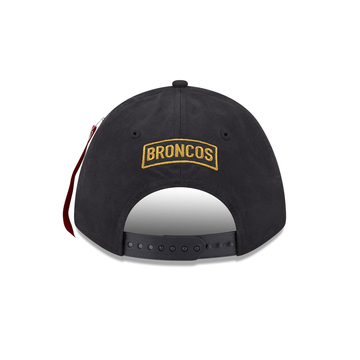 Alpha Industries x Denver Broncos Black 9FORTY M-Crown A-Frame Snapback Hat