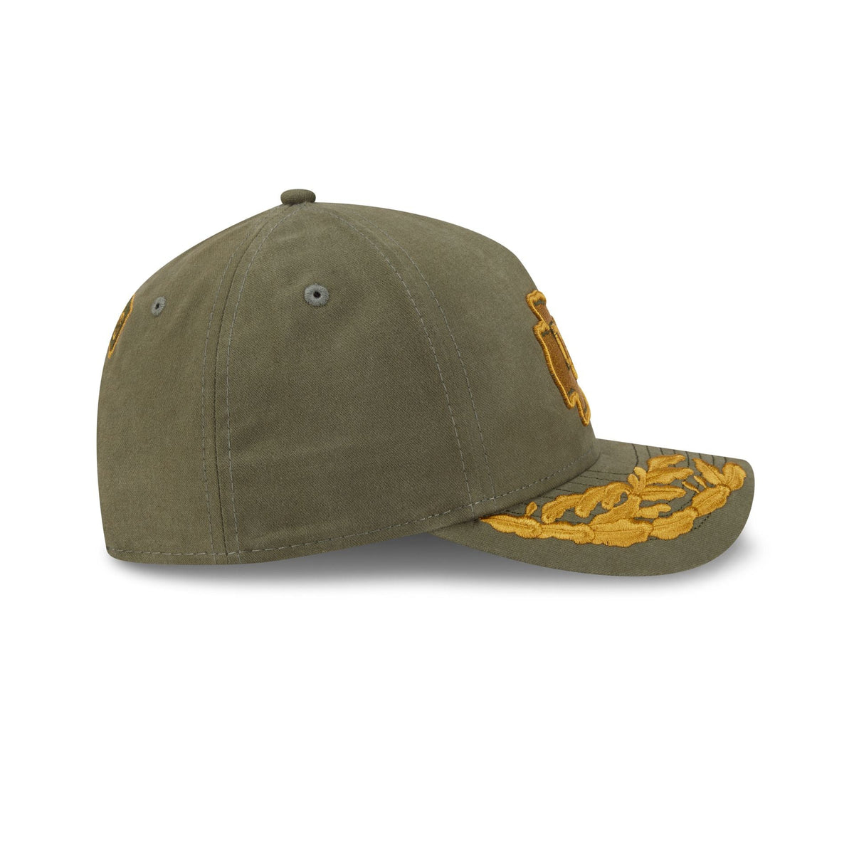 Alpha Industries x Kansas City Chiefs Olive Green 9FORTY M-Crown A-Frame Snapback Hat