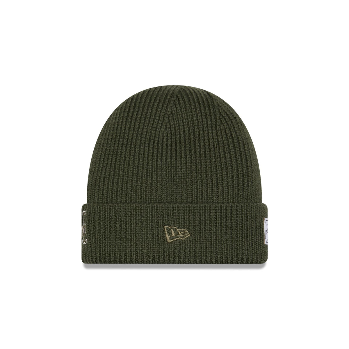 Alpha Industries x New York Mets Olive Green Cuff Knit Hat