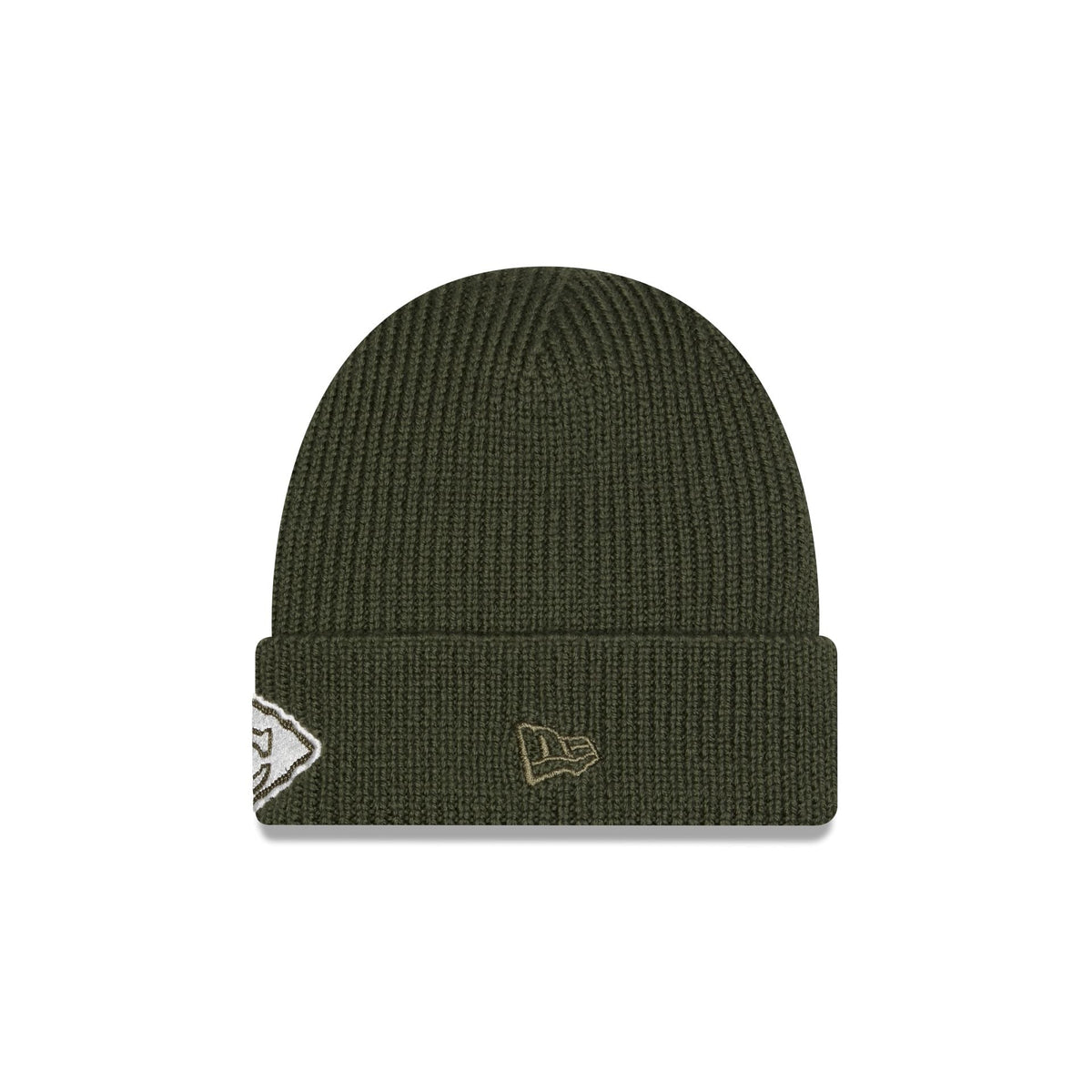 Alpha Industries x Kansas City Chiefs Olive Green Cuff Knit Hat