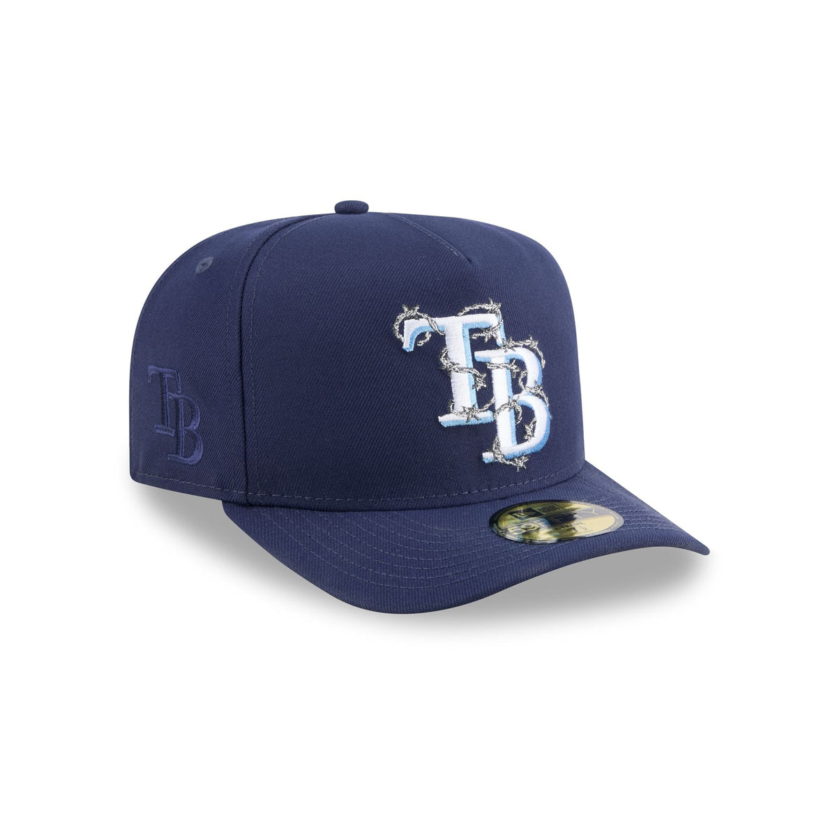 Tampa Bay Rays Barbed Wire 59FIFTY A-Frame Fitted Hat
