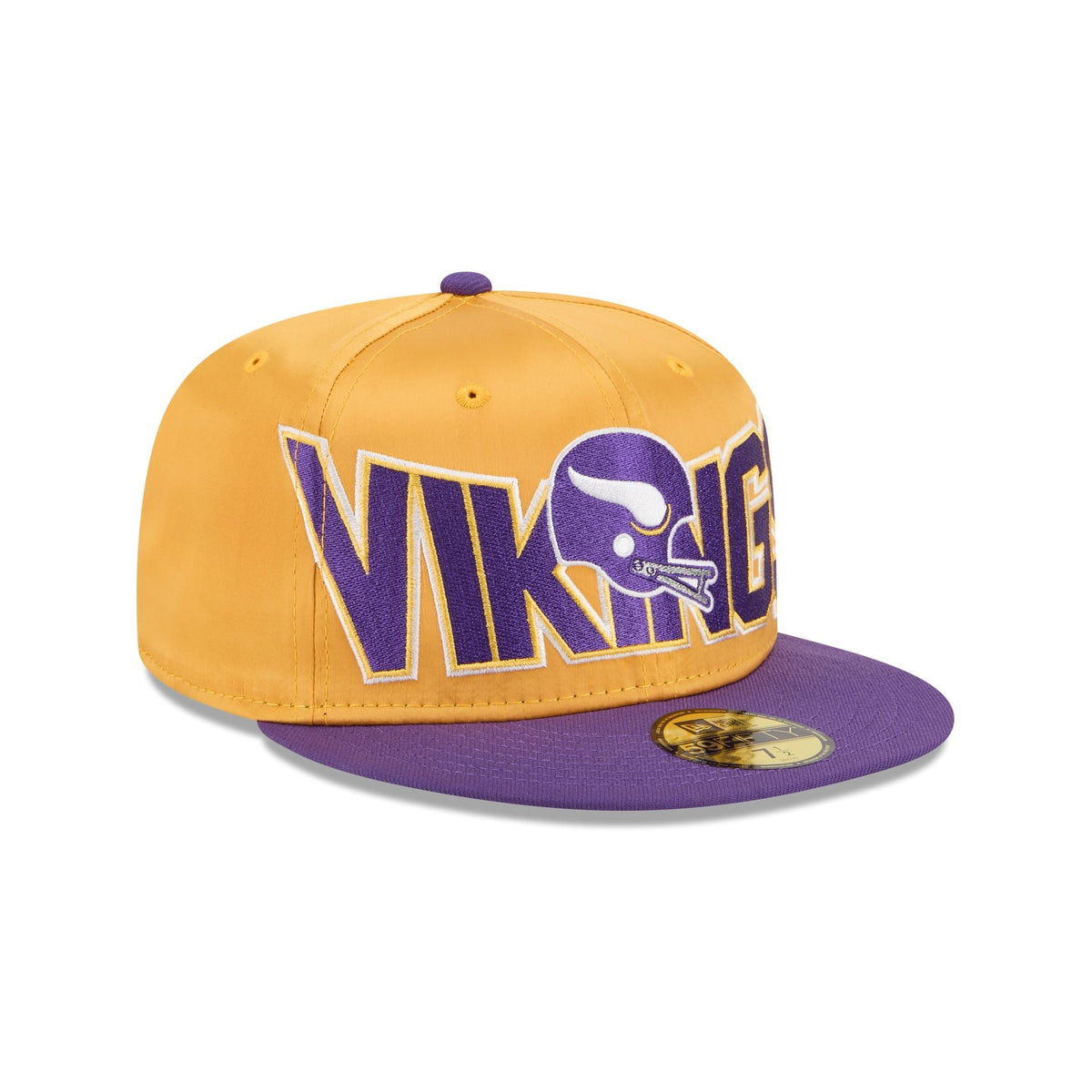 Minnesota Vikings Bold Satin 59FIFTY Fitted Hat