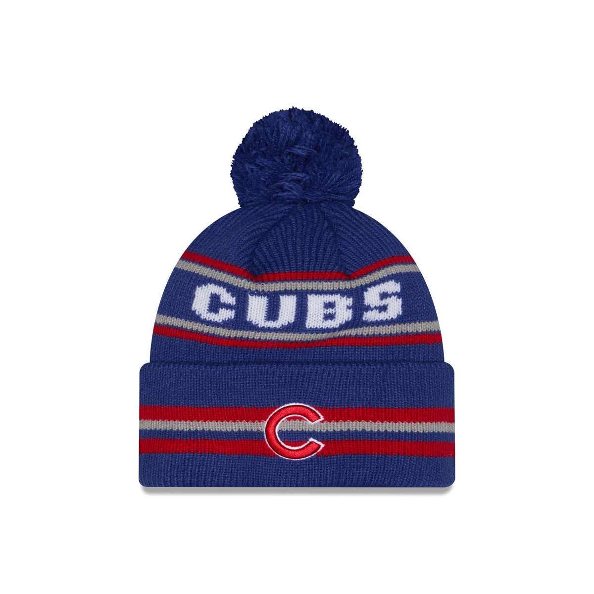 Chicago Cubs Classic Pom Knit Hat