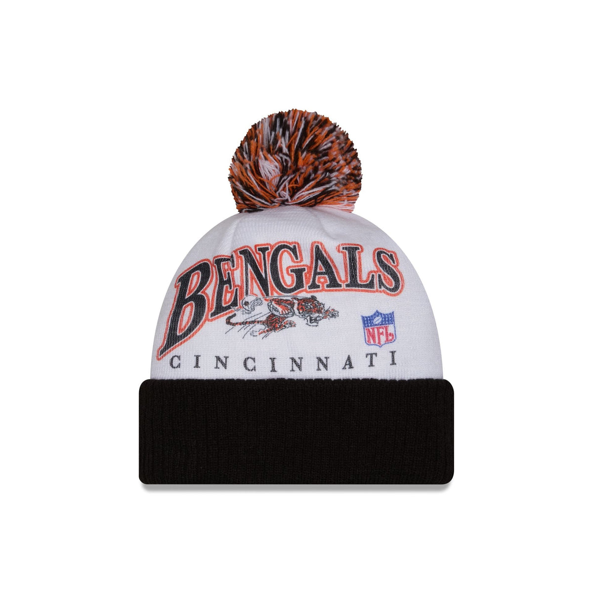 Cincinnati Bengals Spirit Pom Knit Hat