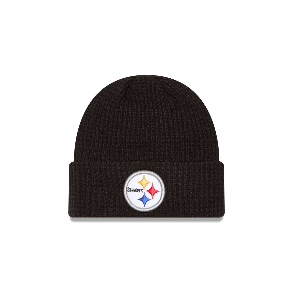 Pittsburgh Steelers Waffle Stitch Knit Beanie Hat