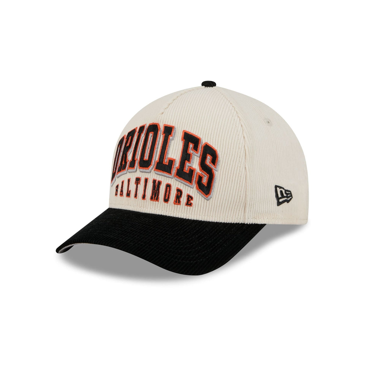 Baltimore Orioles Stacked Corduroy 9FORTY M-Crown A-Frame Snapback Hat