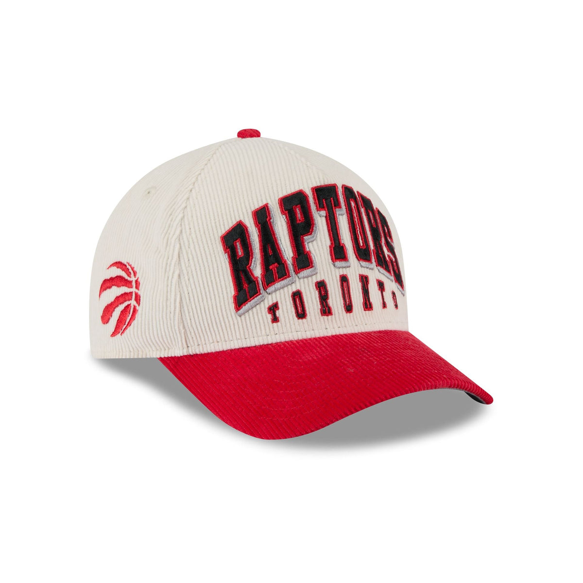 Toronto Raptors Stacked Corduroy 9FORTY M-Crown A-Frame Snapback Hat