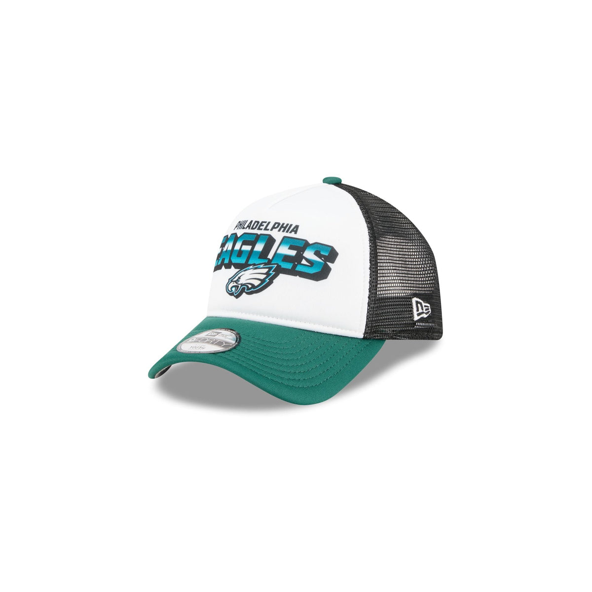Philadelphia Eagles Shine Kids 9FORTY A-Frame Trucker Hat