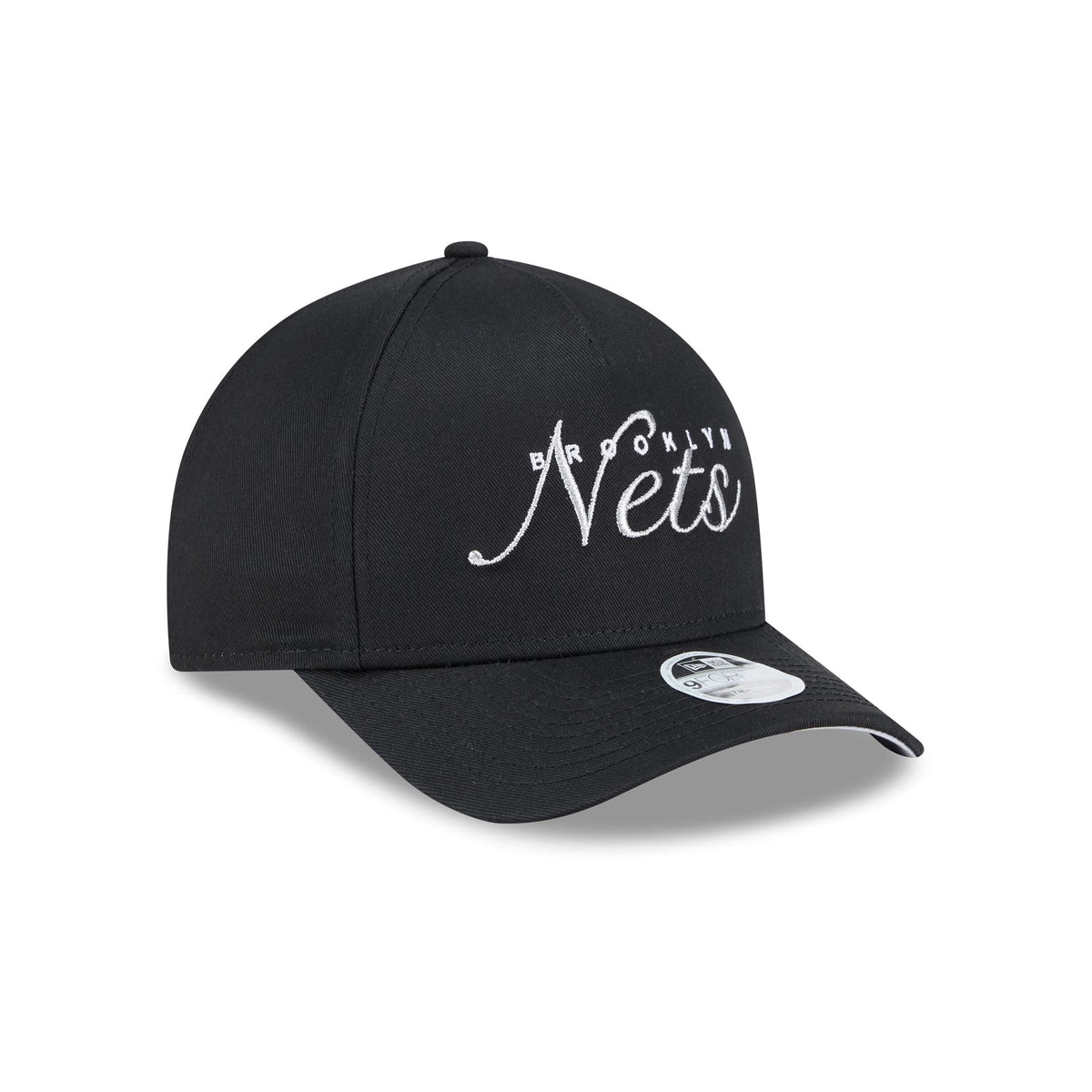 Brooklyn Nets Metallic Women's 9FORTY M-Crown A-Frame Snapback Hat