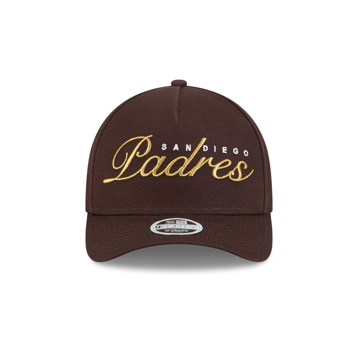 San Diego Padres Metallic Women's 9FORTY M-Crown A-Frame Snapback Hat