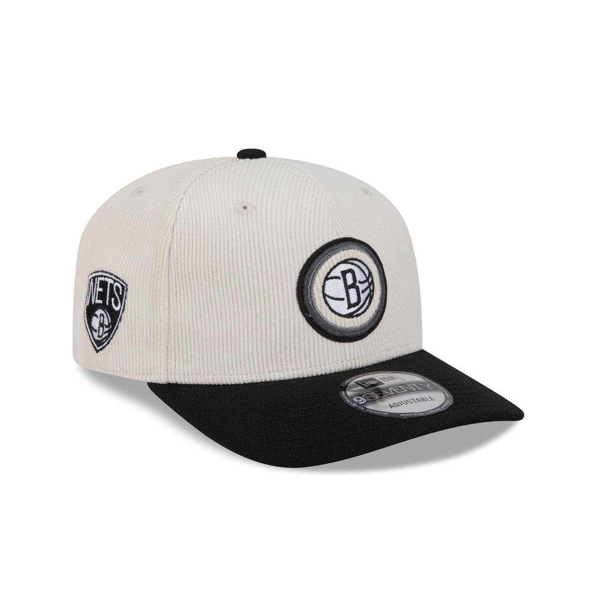 Brooklyn Nets Loyal Corduroy 9SEVENTY Stretch-Snap Hat