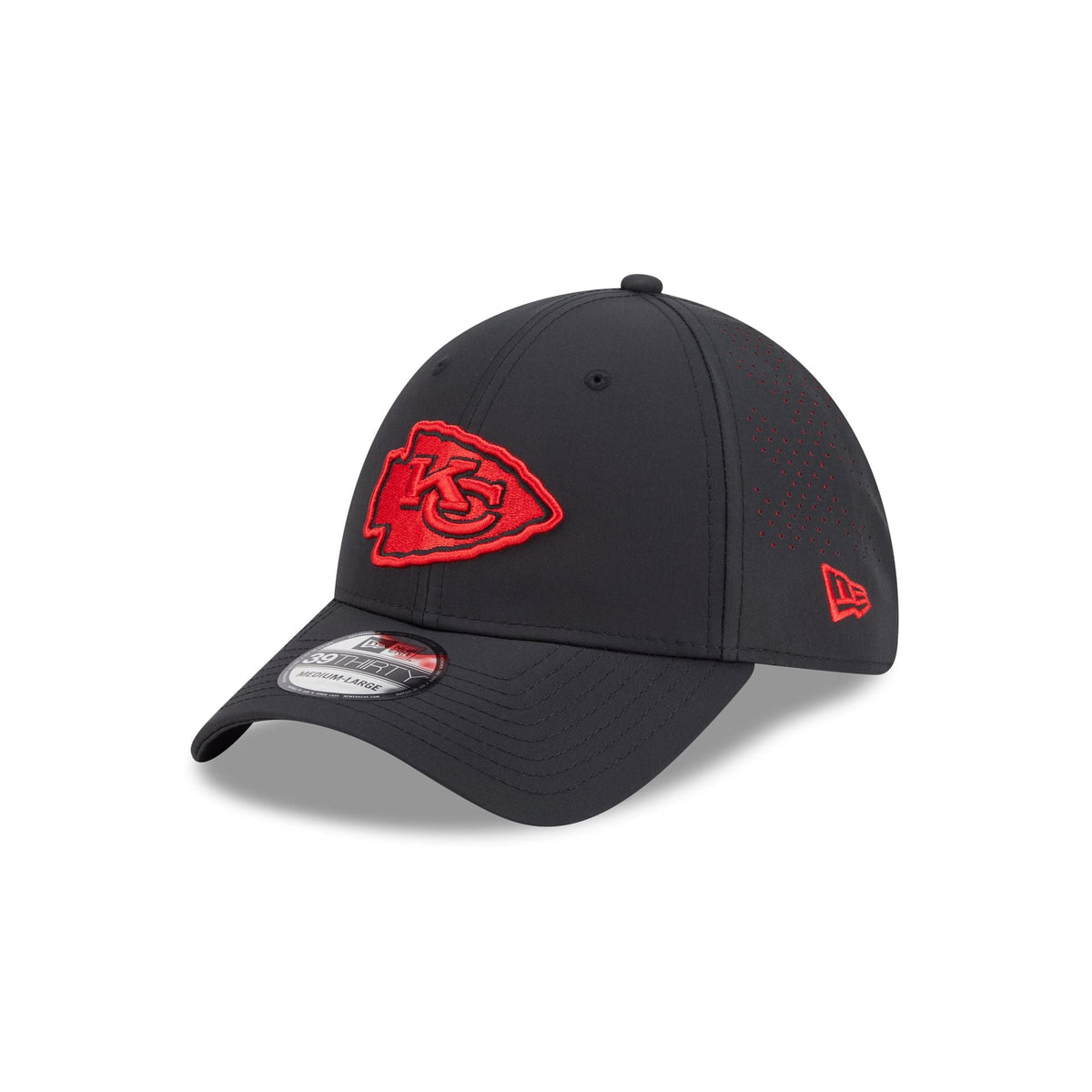 Kansas City Chiefs Night 39THIRTY Stretch Fit Hat