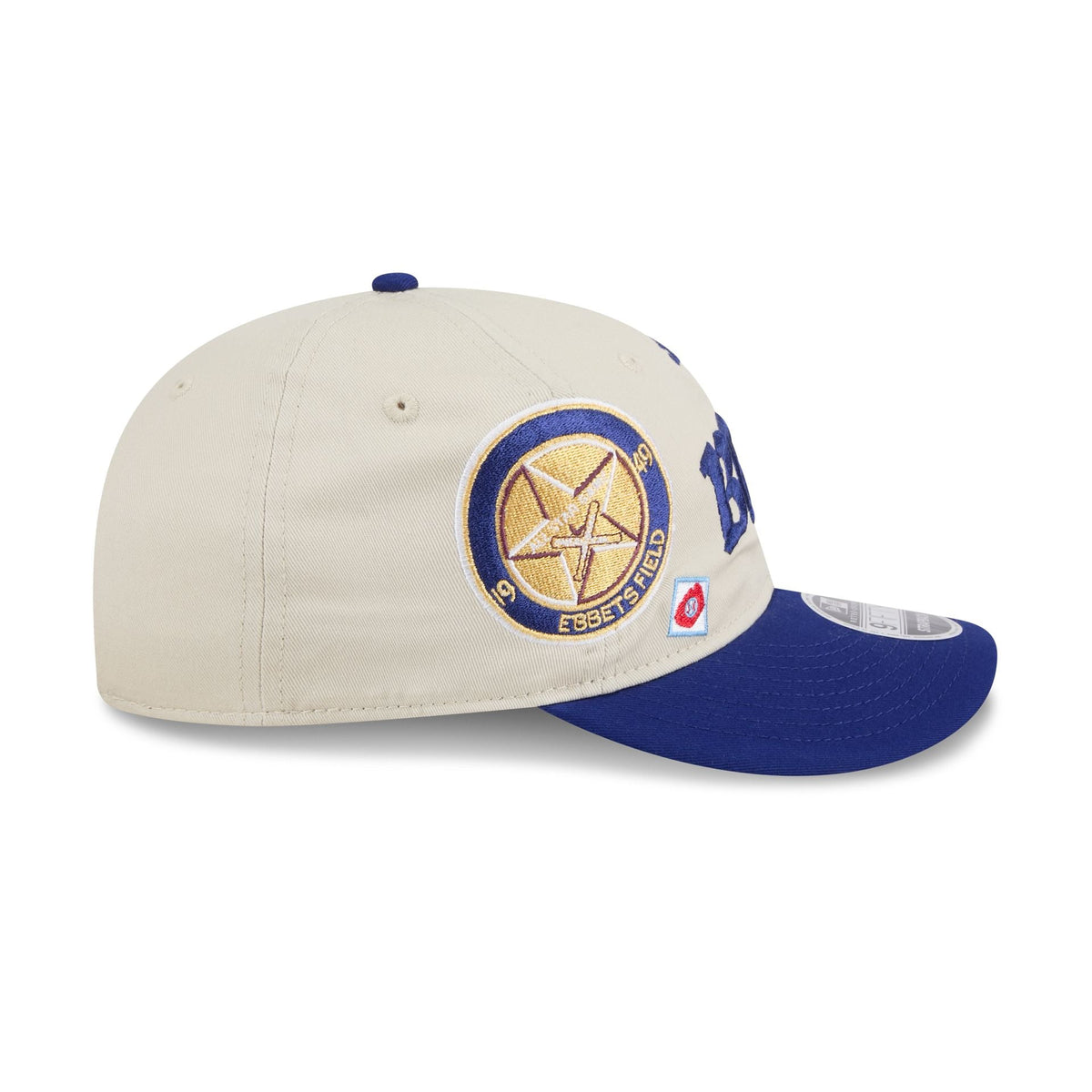 Brooklyn Dodgers Scattered Patches Retro Crown 9FIFTY Snapback Hat