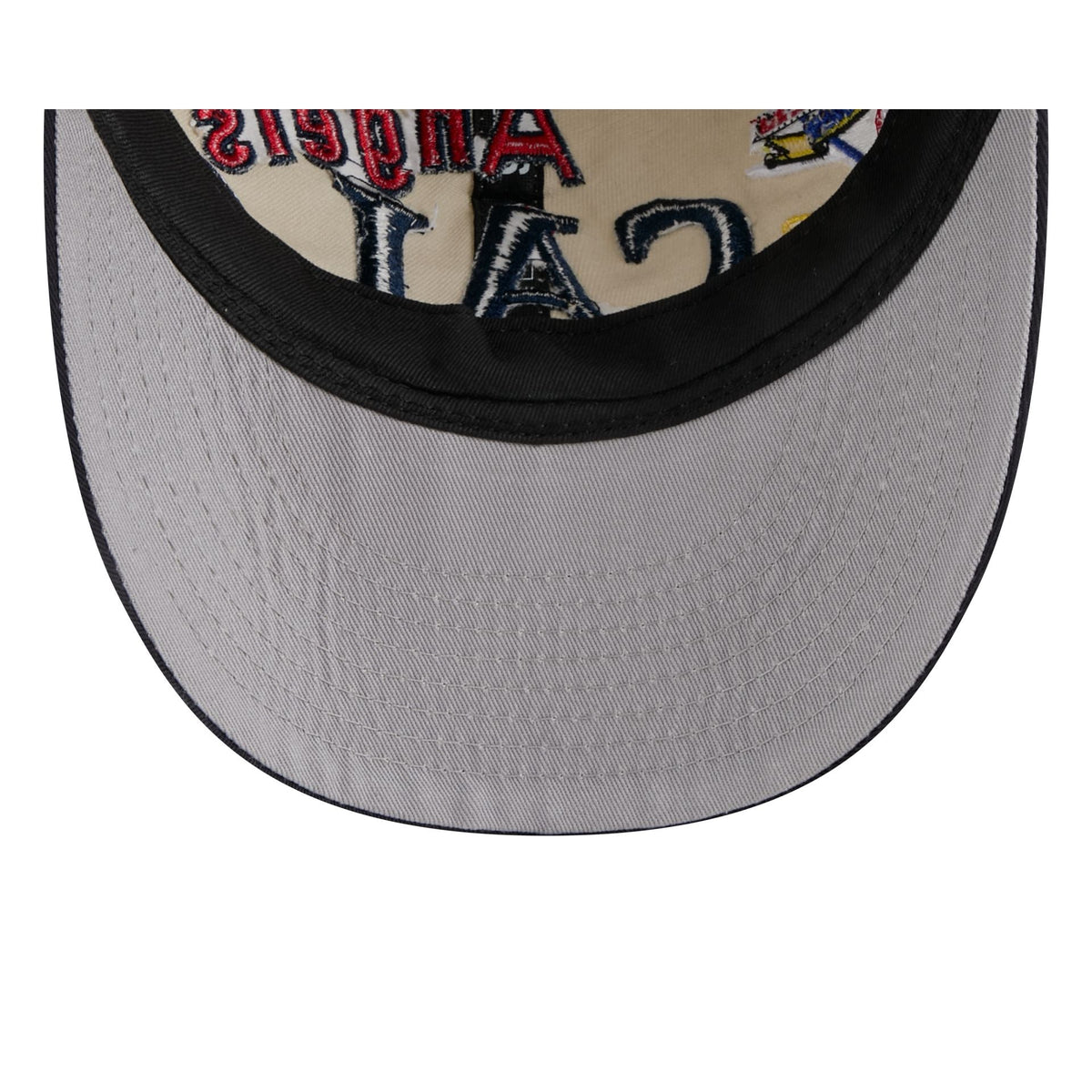 Los Angeles Angels Scattered Patches Retro Crown 9FIFTY Snapback Hat