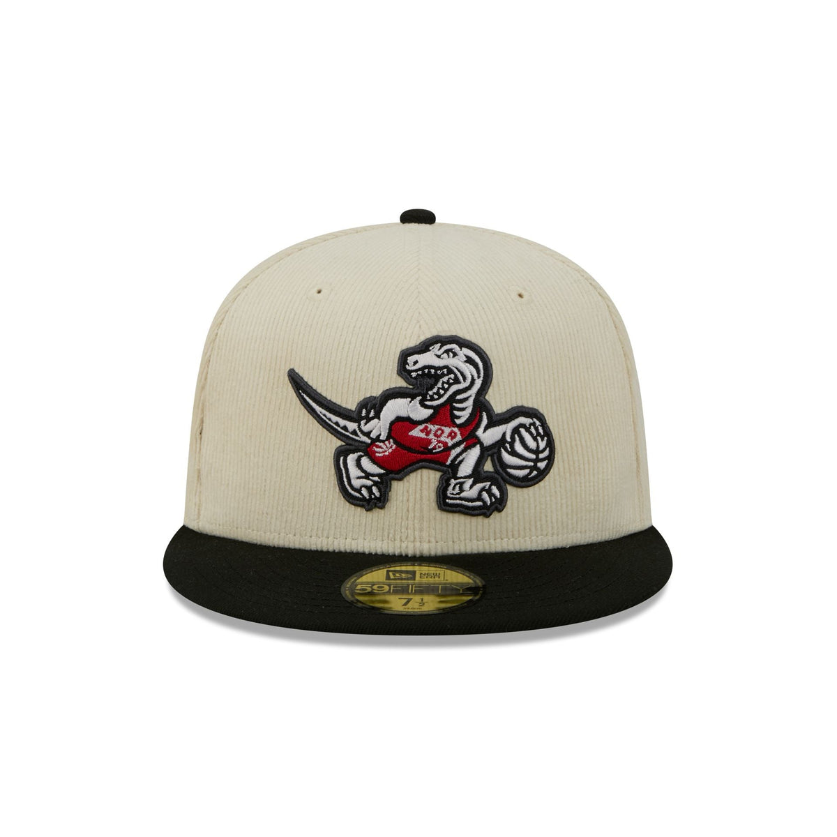 Toronto Raptors 2025 City Edition Chrome White Corduroy 59FIFTY Fitted Hat